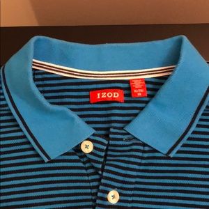 NWT IZOD Men’s Striped Blue Shirt